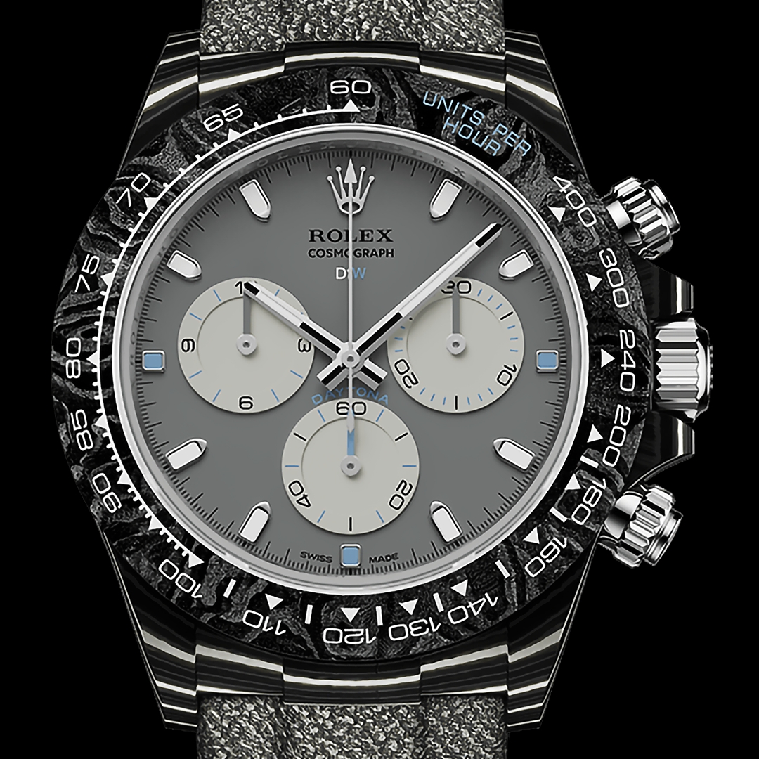 DiW Rolex Daytona GHOST RACER CarboQuartz (Retail: €58990) | WORLDTIMER